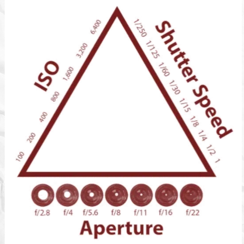 The exposure triangle: ISO, shutter speed and aperture